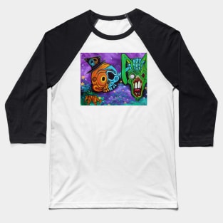 Magician De Los Muertos Baseball T-Shirt